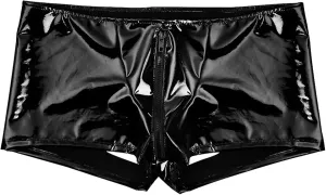 Men's Micro Hollow Out Leather Jockstrap Erotic Lingerie G-String Low Rise Thongs