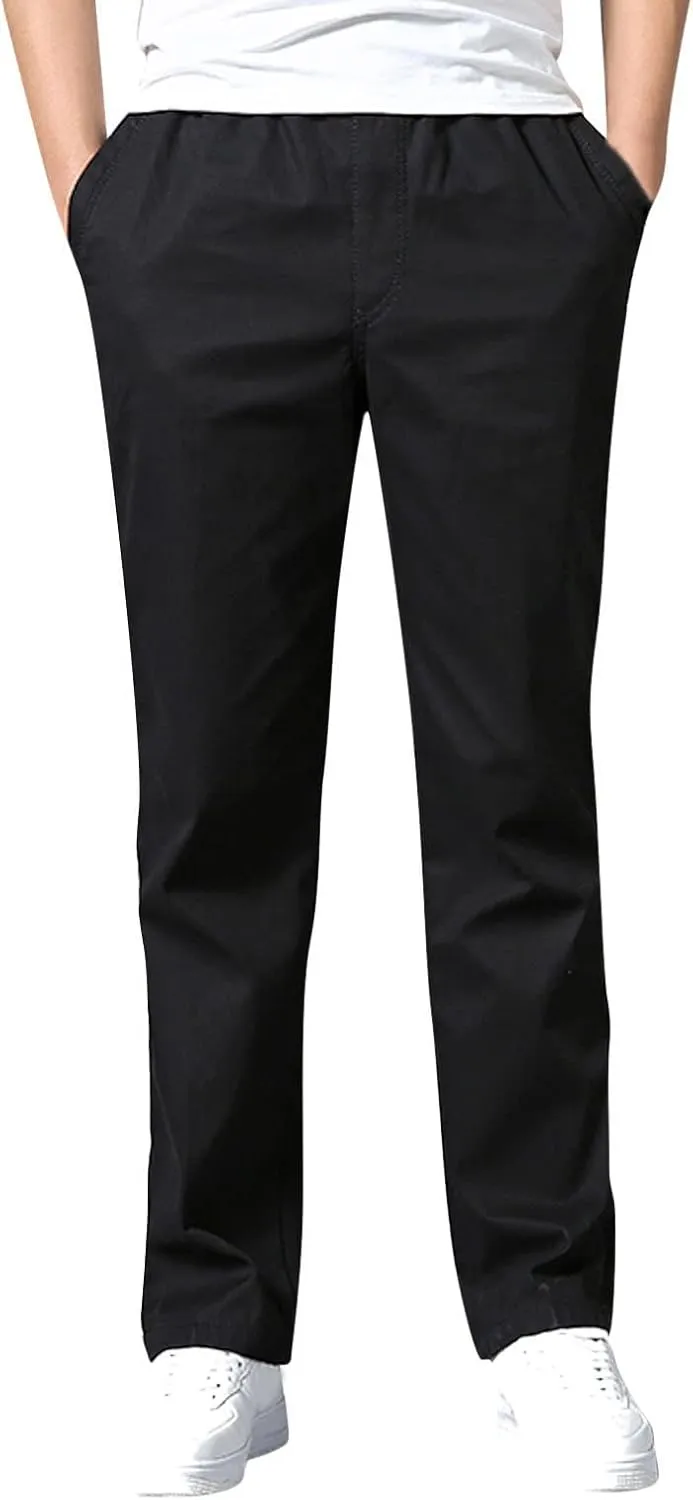 Mens Sweatpants with Pockets Big and Tall Casual Drawstring Athletic Jogger Sports Outdoor Trousers Mens Active Fleece