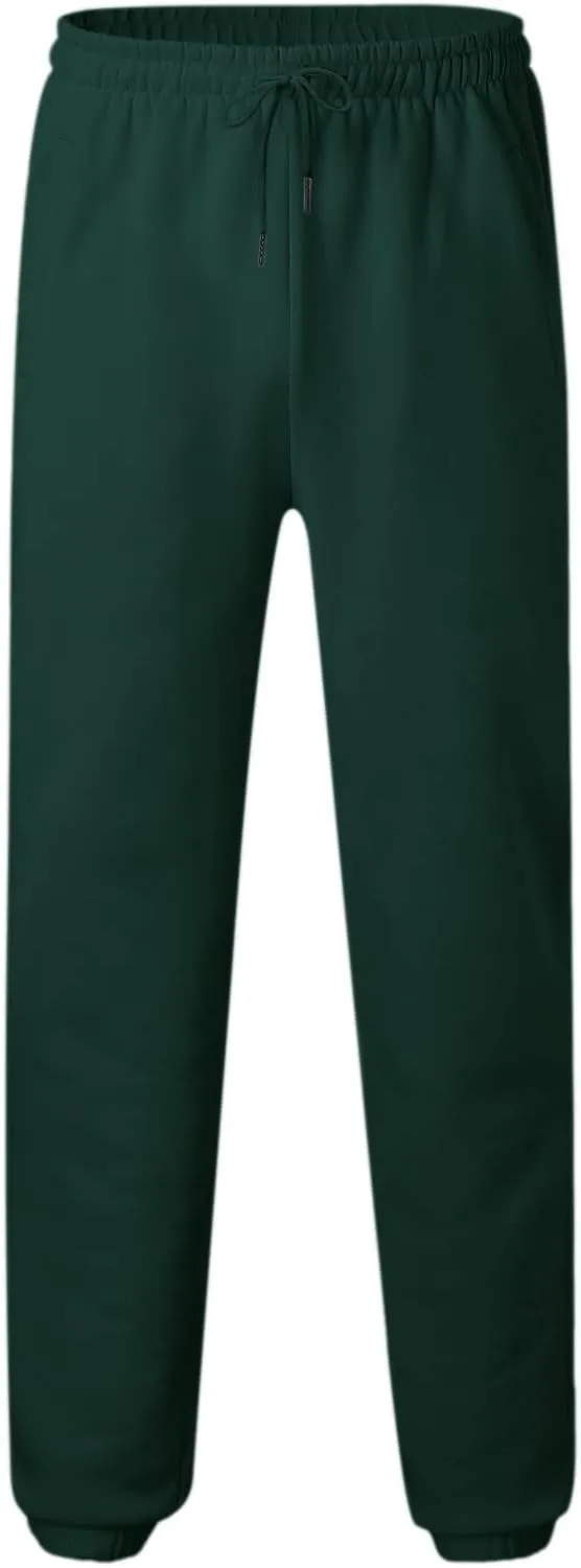 Mens Sweatpants with Pockets Big and Tall Joggers Cotton Drawstring Chino Cargo Pants Hiking Outdoor Twill Track Pants
