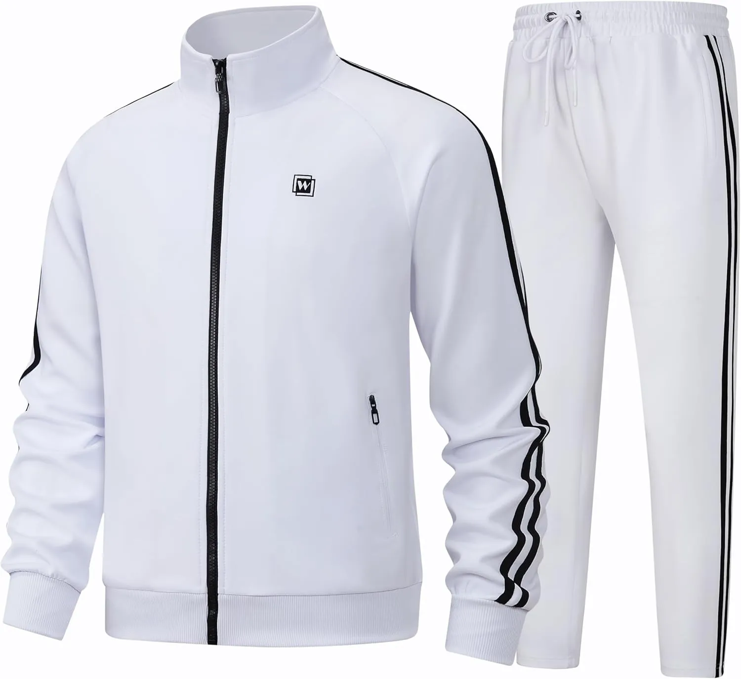 Men's Tracksuits Athletic Sportswear Casual Full Zip Sweatsuit for Men 2 Piece Outfits