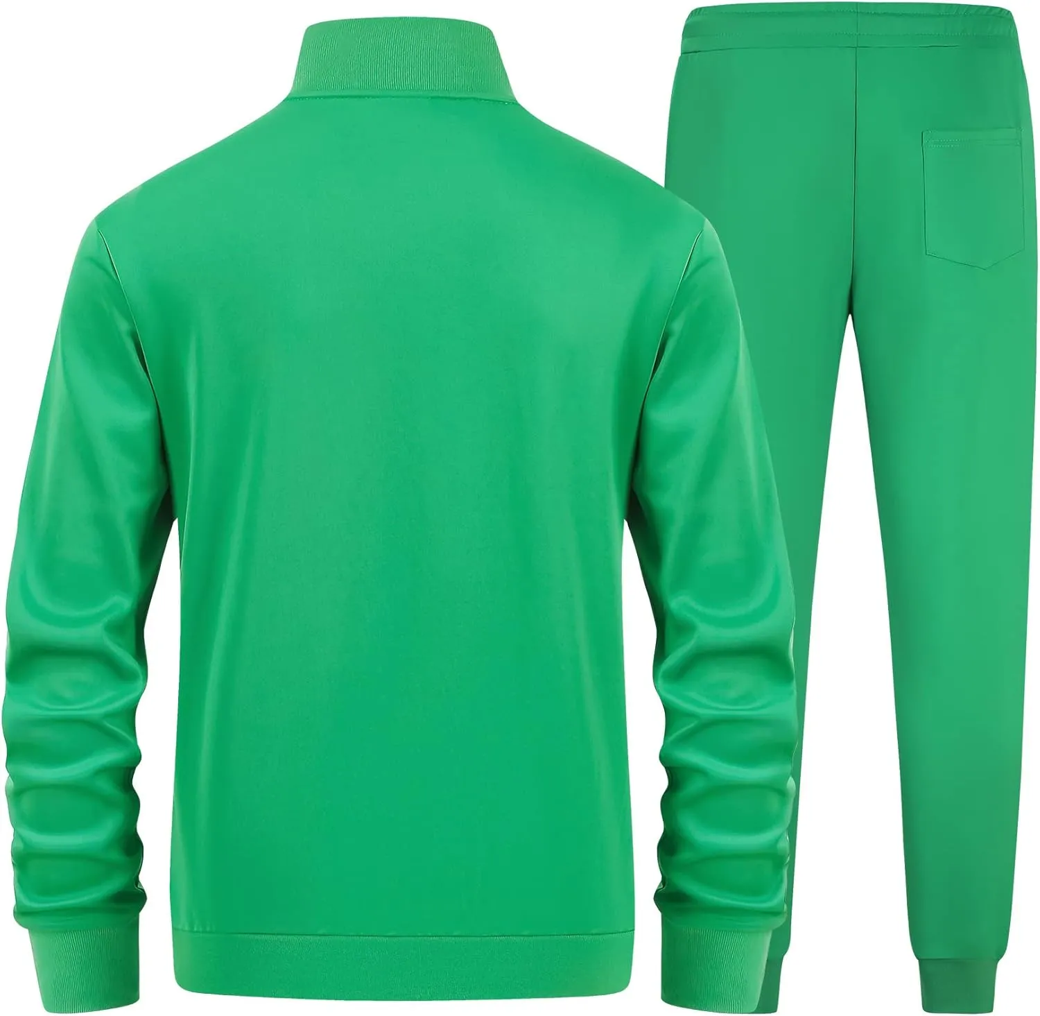 Men's Tracksuits Set Long Sleeve Causal Full Zip Running Sports Sweatsuit for Men 2 Piece Outfits