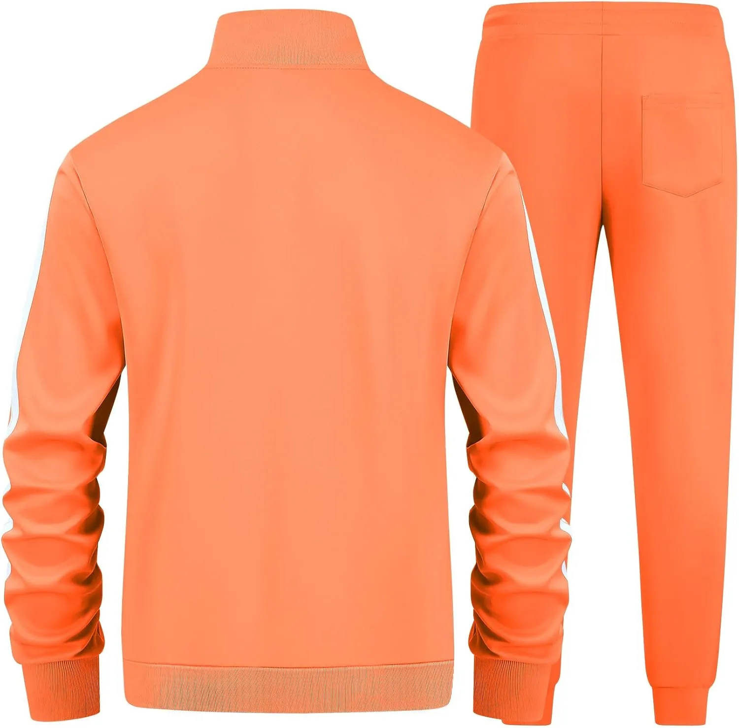 Men's Tracksuits Set Long Sleeve Causal Full Zip Running Sports Sweatsuit for Men 2 Piece Outfits