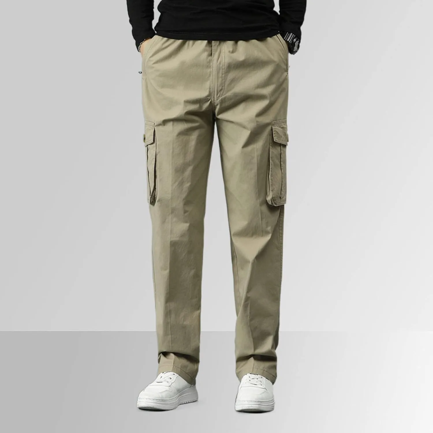Mens Workout Cargo Sweatpants for Mens Mens Heavyweight Fleece Jogger Pants Drawstring Trousers Stretch Elastic Waist
