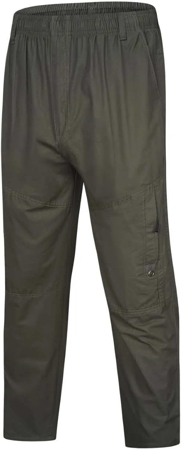 Mens Workout Cargo Sweatpants Thermal Cotton Pants Fashion Loose Handsome Pocket Jeans Pants Tooling Camouflage Pants