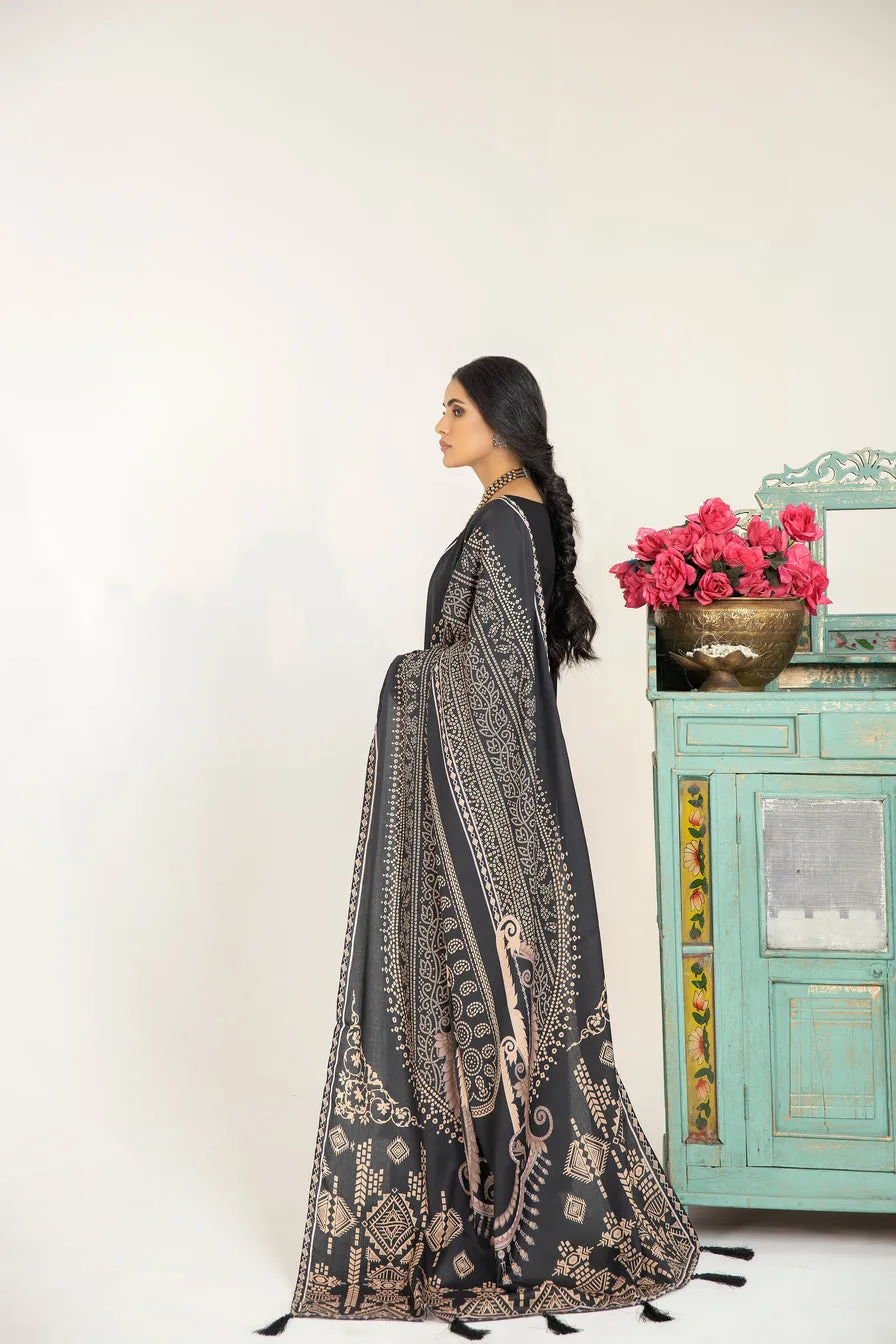 MONA EMBROIDERED DHANAK DRESS 06