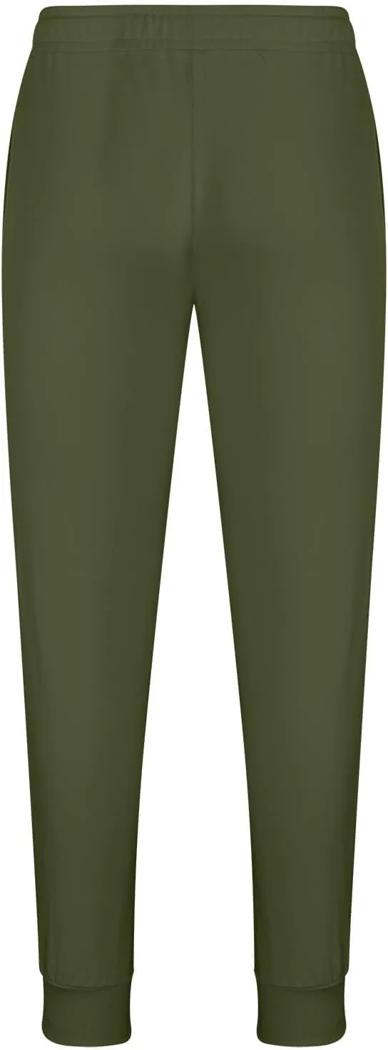 Outdoor Sweatpants for Men Tactical Stretchy Joggers Workout Gym Pants Casual Slim Fit Tapered Trousers Drawstring