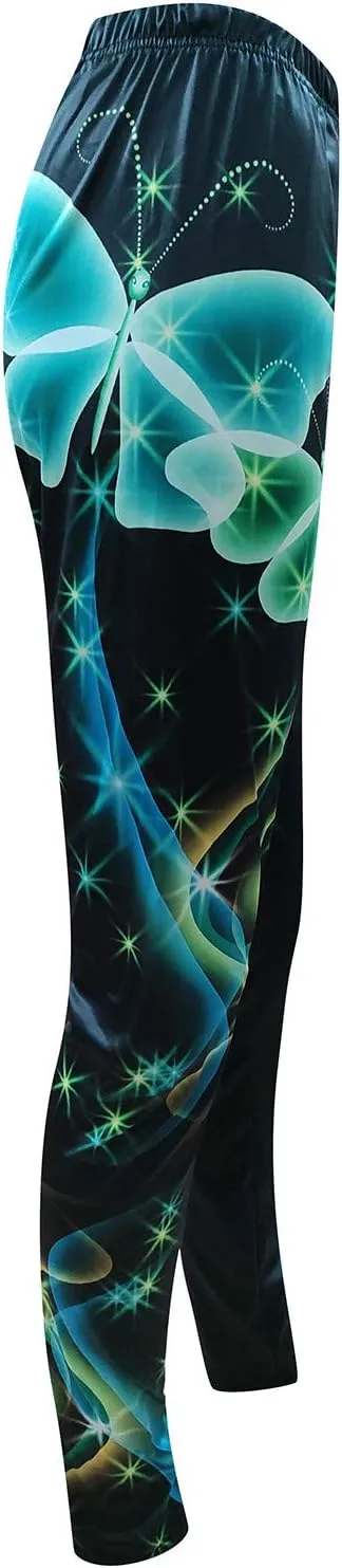 Plus Size Leggings Pants Casual Women Plus Fashion Size Waist Yoga Pants Flare Yoga Pants for Women Fleece Lined