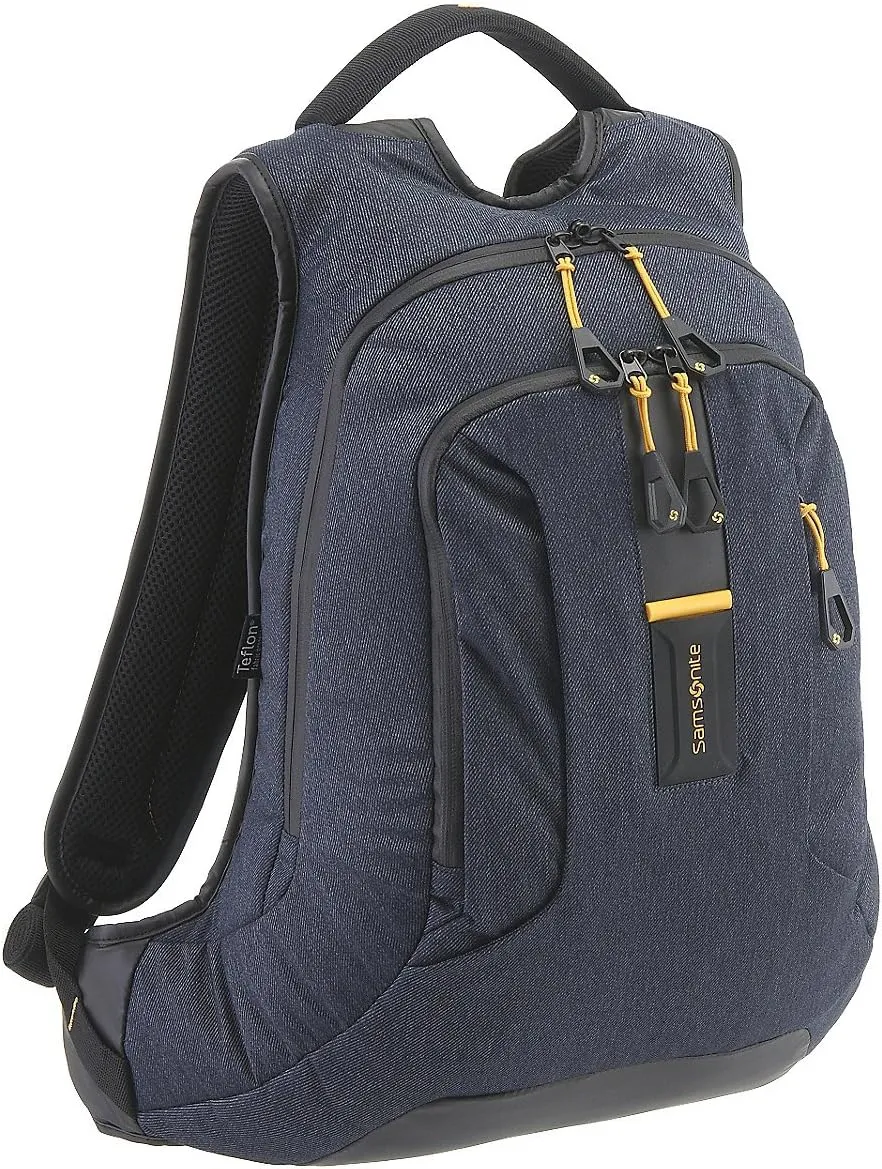 Samsonite Unisex Adult's Laptop Backpack L (15.6"), Jeans Blue, L (45cm-19L)
