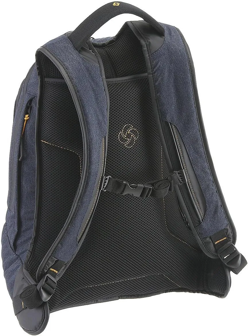 Samsonite Unisex Adult's Laptop Backpack L (15.6"), Jeans Blue, L (45cm-19L)