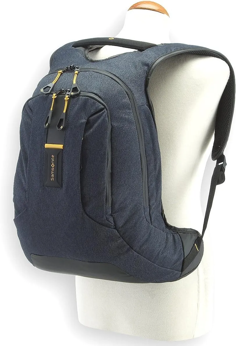 Samsonite Unisex Adult's Laptop Backpack L (15.6"), Jeans Blue, L (45cm-19L)