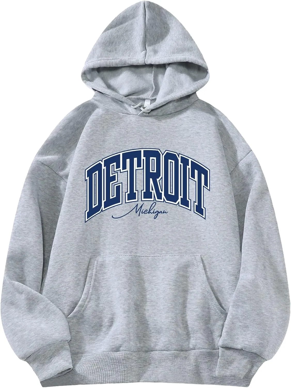 SHENHE Women's Letter Print Thermal Lined Hooded Sweatshirt Graphic Hoodie Pullover