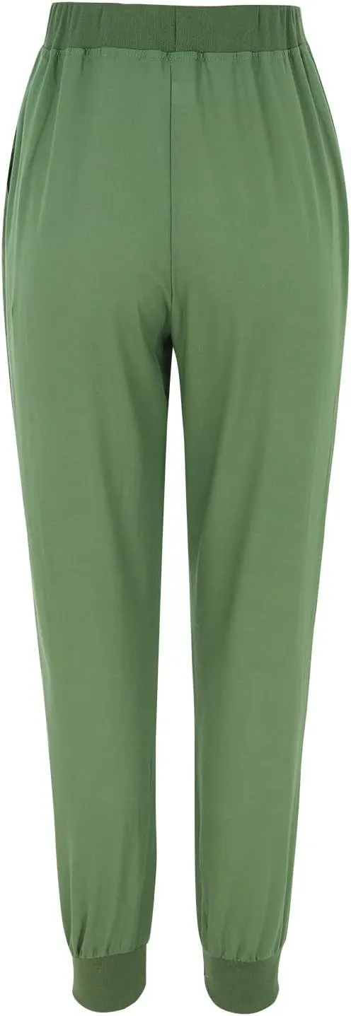 Summer Linen Pants For Women 2024 Pants Straight Leg Beach Pants Drawstring High Waist Comfy Trousers with Pockets