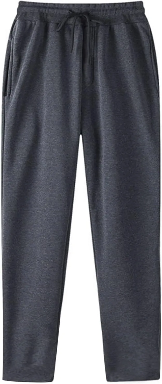 Sweatpants for Men Jogger, Men's Sweatpants Tapered Gym Running Workout Pants Workout Drawstring Lightweight Sports Trousers