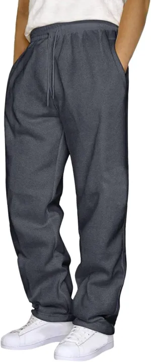 Sweatpants for Men Jogger, Men's Sweatpants Tapered Gym Running Workout Pants Workout Drawstring Lightweight Sports Trousers