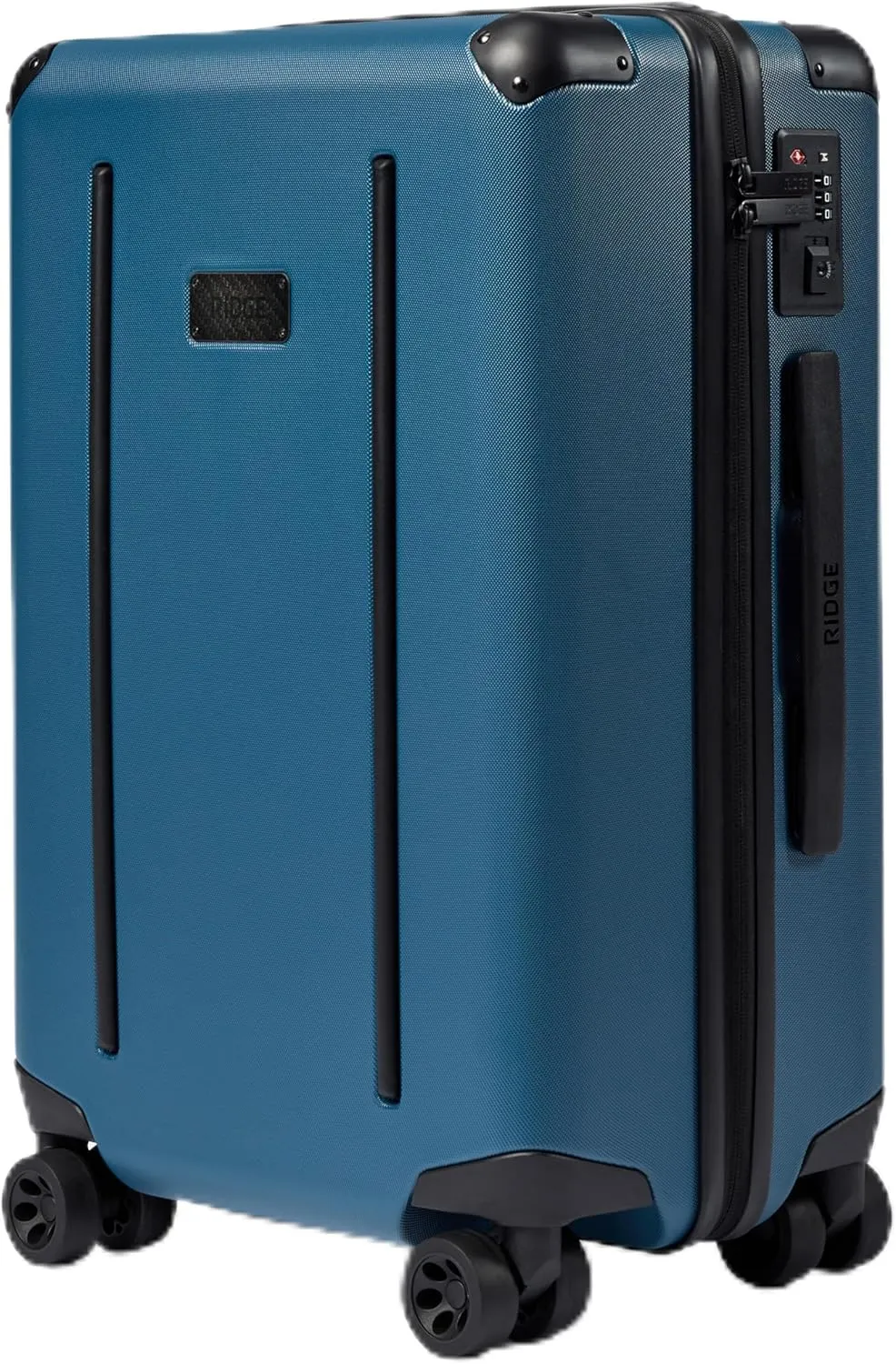 The Ridge Premium Hard Shell Carry On Luggage - TSA Approved Lock - 360 Spinner Wheels for Travel - Alpine Navy