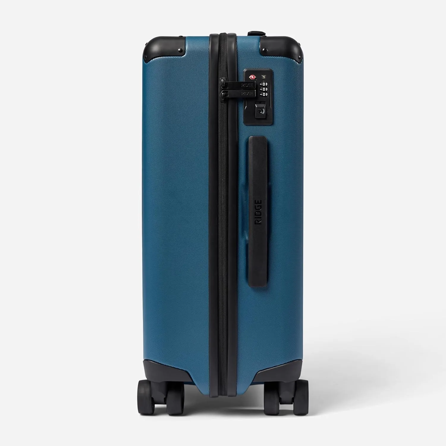 The Ridge Premium Hard Shell Carry On Luggage - TSA Approved Lock - 360 Spinner Wheels for Travel - Alpine Navy