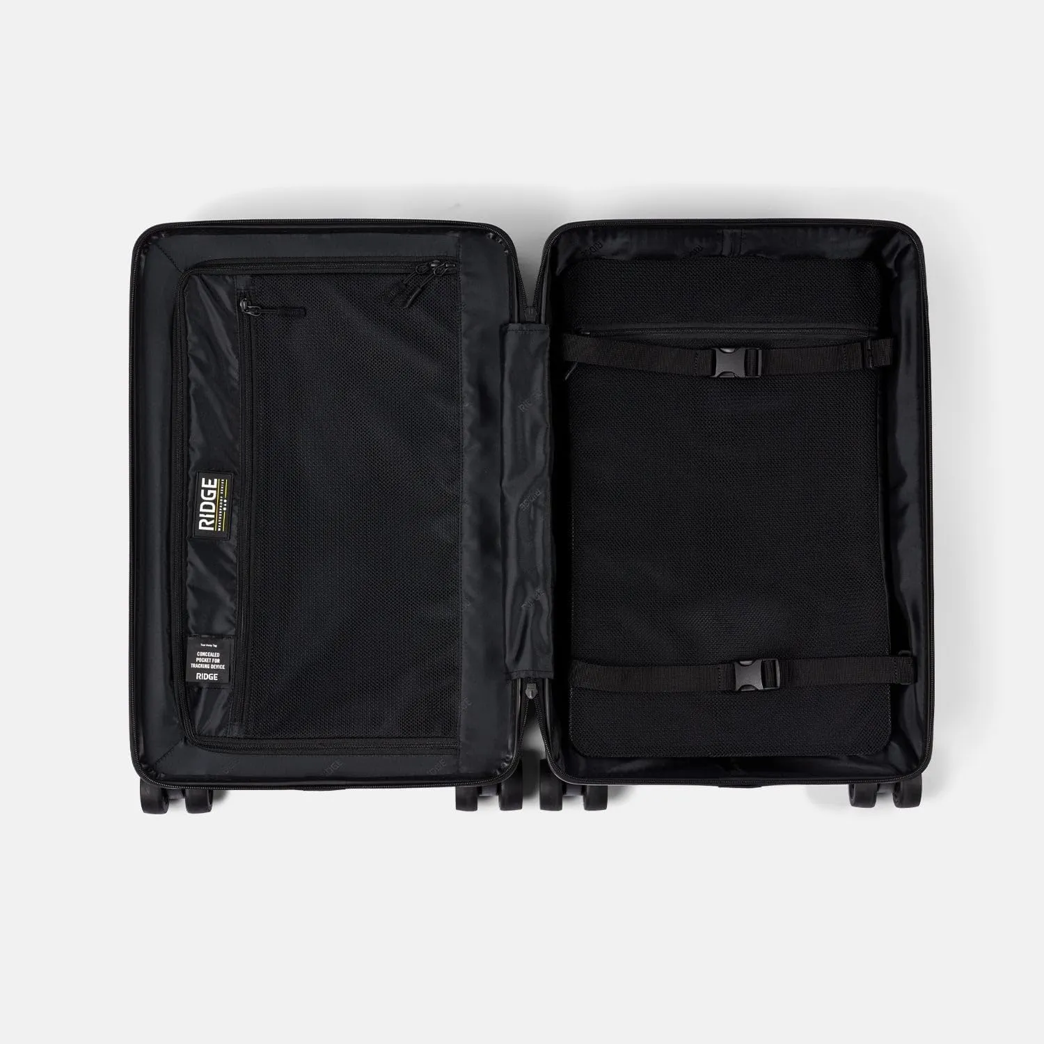 The Ridge Premium Hard Shell Carry On Luggage - TSA Approved Lock - 360 Spinner Wheels for Travel - Alpine Navy