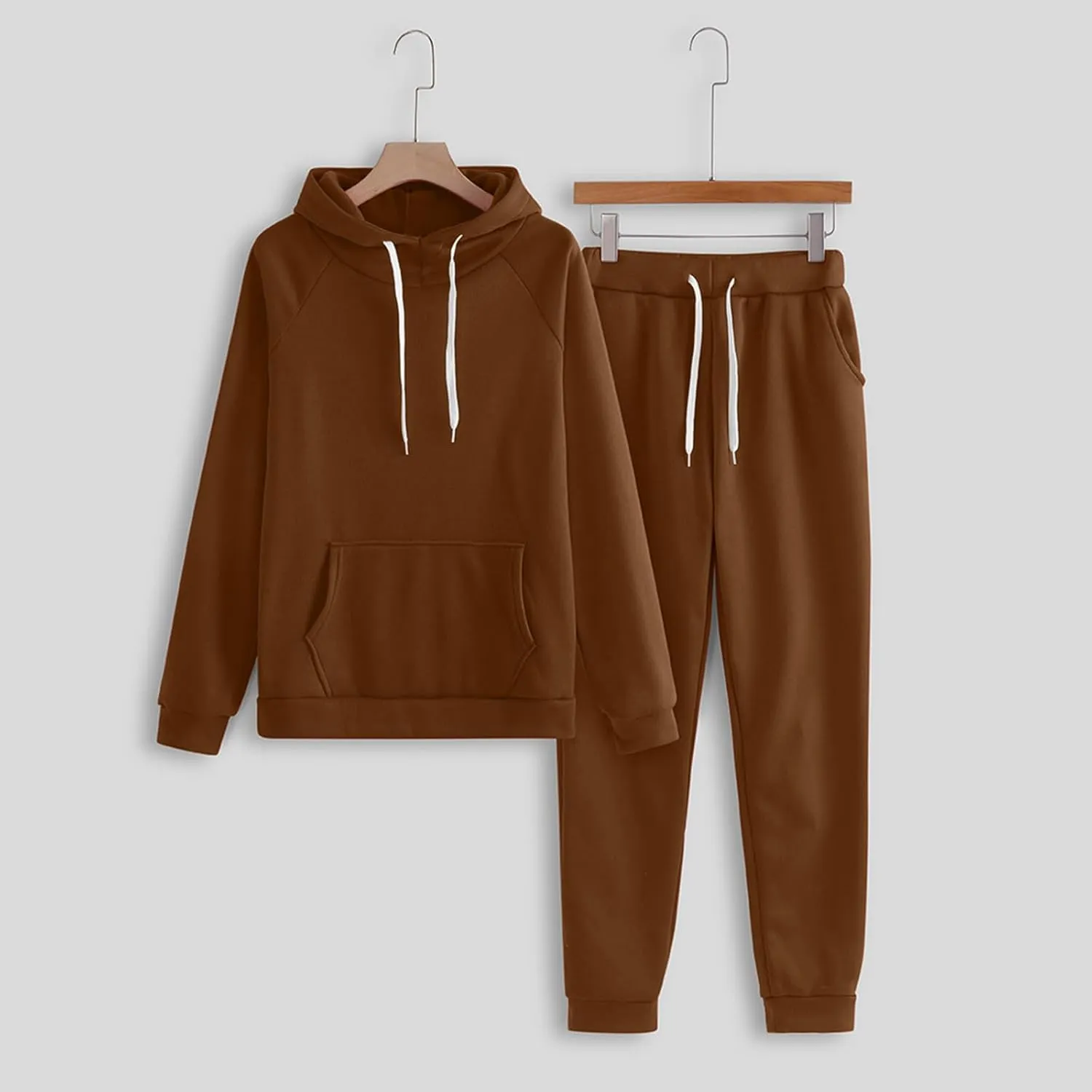 Women 2 Piece Lounge Sets Long Sleeve V Neck Winter Clothes Top and Wide Leg Pants Casual