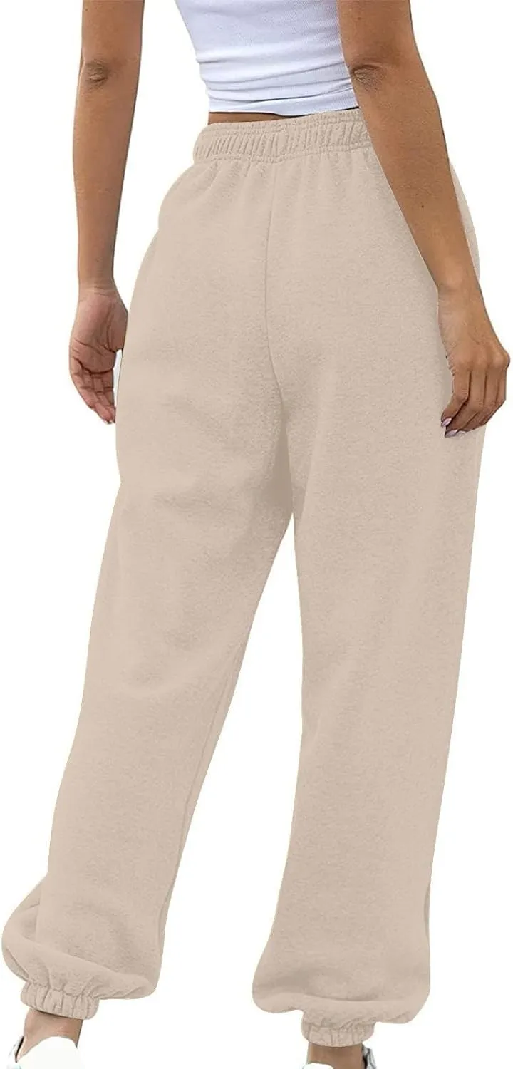 Women Linen Blend Summer Y2K Fashion Pant Trousers Elastic Waist Baggy Stretchy Loose Fit Pant Trousers Office