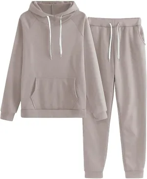 Women's 2 Piece Tracksuit Long Sleeve V Neck Color Block Outfit Long Sleeve Tops Long Pants Sweatsuits