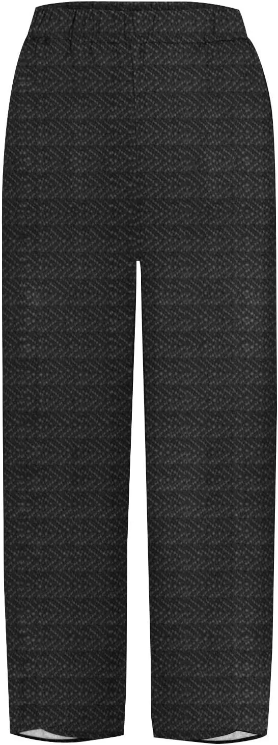 Women's Cotton Linen Pants Casual Cropped Baggy Trousers Comfy Loose Palazzo Pants with Womens High