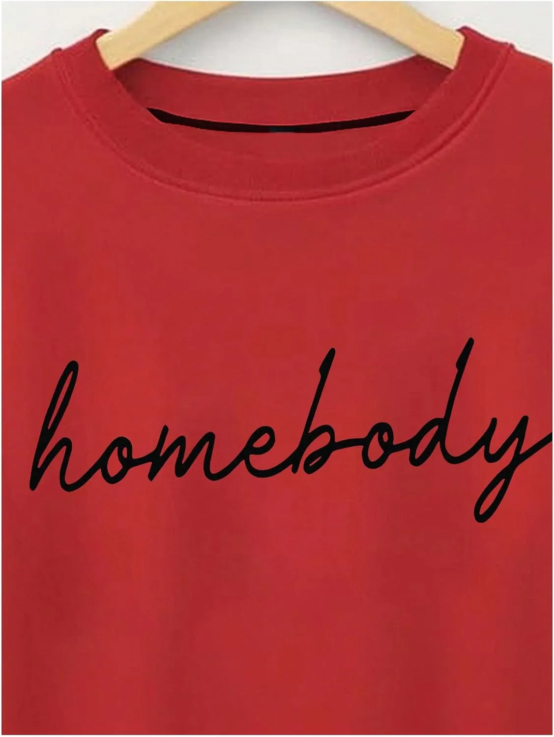 Women's Plus Size Long Sleeve Letter Graphic Sweatshirts Drop Shoulder Crewneck Pullover Sweatshirts