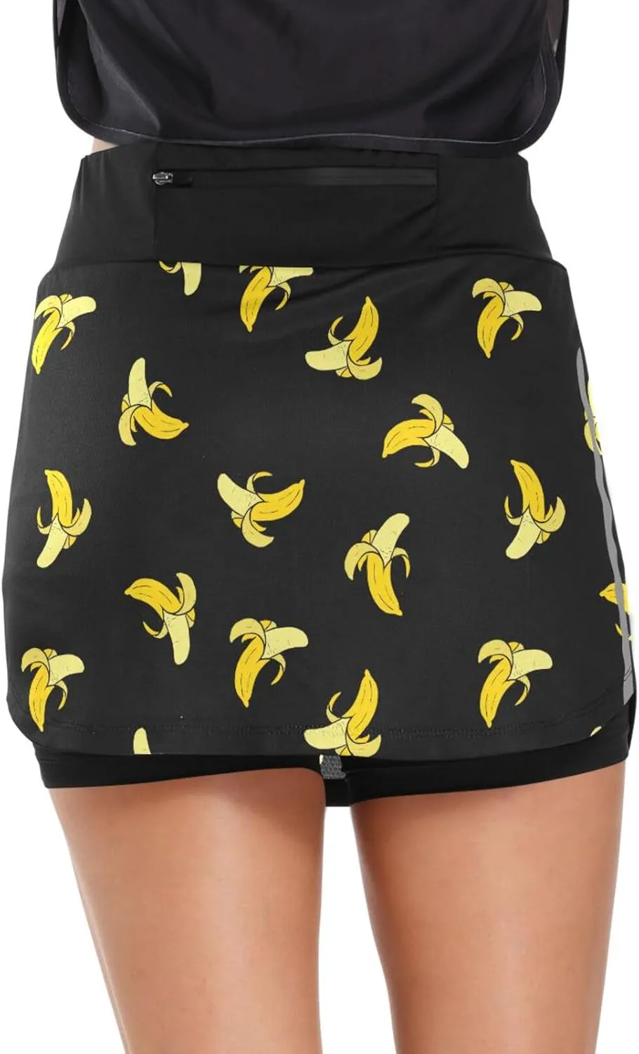 Women's Tennis Skirt Inner Shorts Lightweight Golf Casual Sports Skirt with Pockets