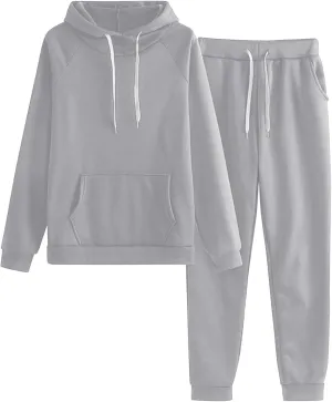 Womens Two Piece Outfits Long Sleeve V Neck Vintage Off Shoulder Long Sleeve Tops Long Pants Tracksuits