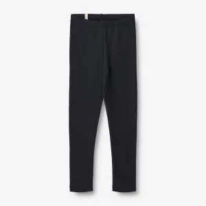 Wool Leggings - navy